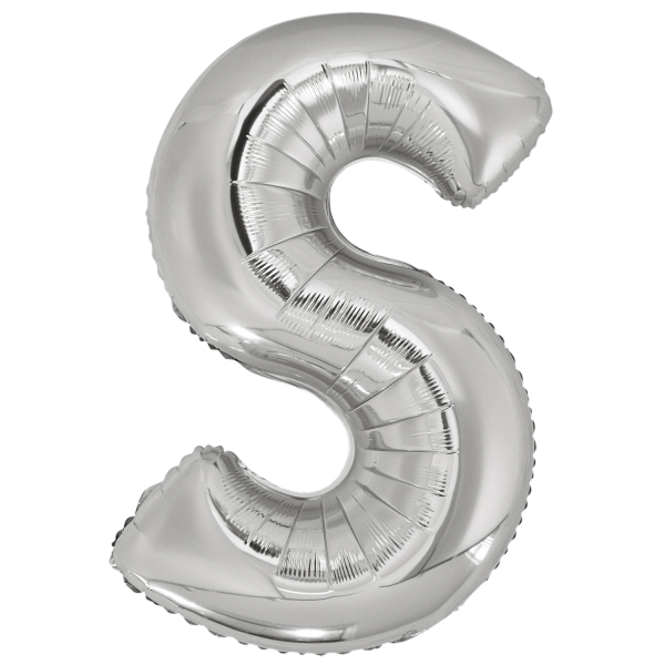 Large Letter S Silver